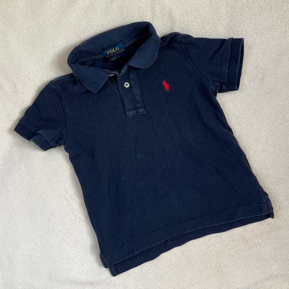 Polo Ralph Lauren Navy Polo Shirt Toddler 2T | Classic Logo
